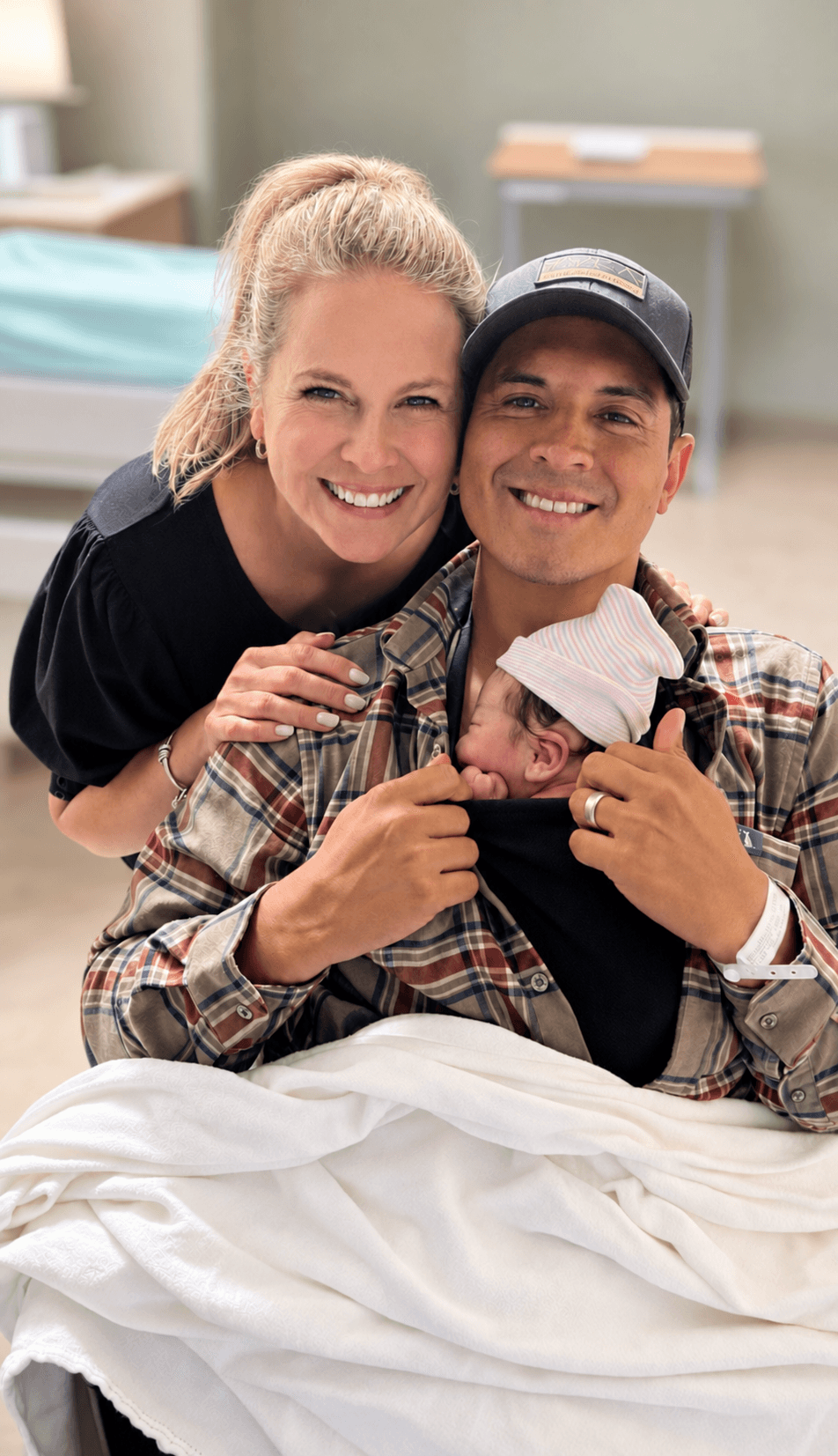 April and Ryan Sosebee with their newborn